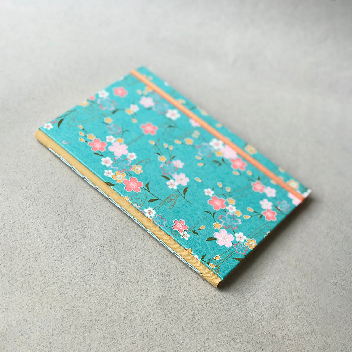 Carnets fleuris turquoise